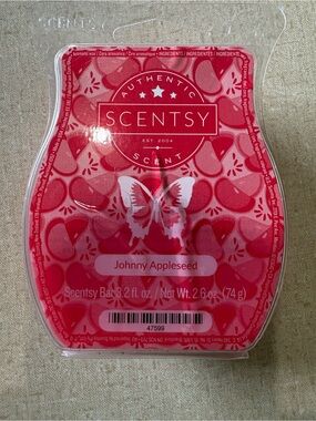 Scentsy Johnny Appleseed Pink Scent Bar